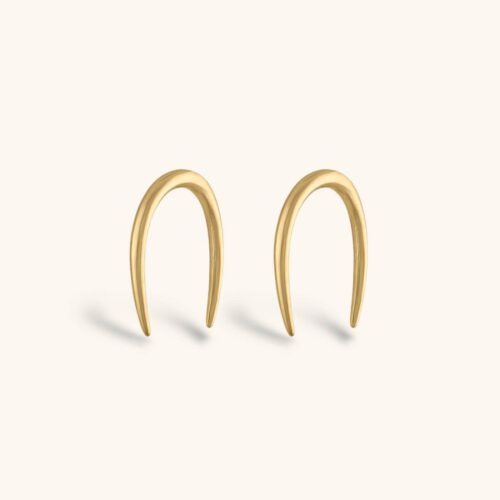 Whisper Open Hoop Earrings in 14k Gold