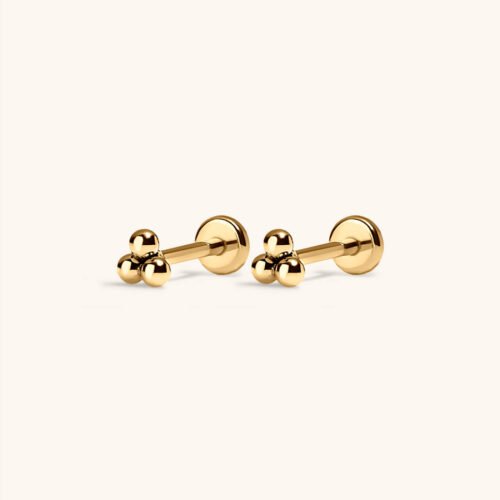 Tiny Trinity Nap Earrings